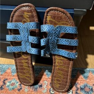 Sam Edelman slippers blue